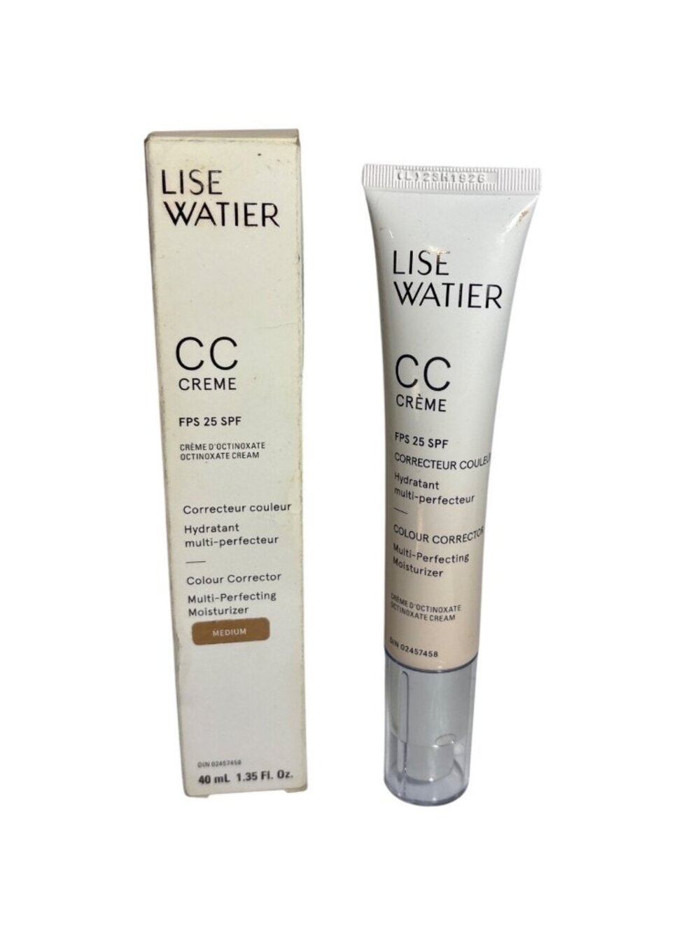 Lise Watier CC Creme Medium SPF 25 Colour Corrector Moisturizer